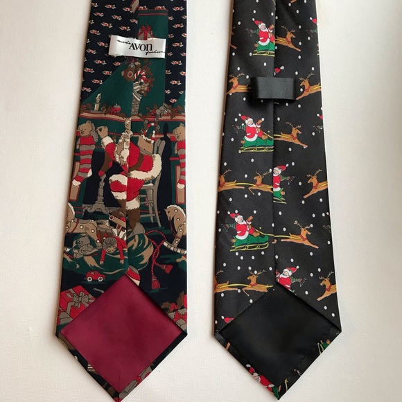 2 Ties Men’s Christmas - Picture 2 of 3